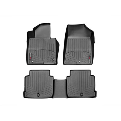 WeatherTech Black Front Rear FloorLiner HP Fits -20-20 Hyundai Kia 44666-1-2IM