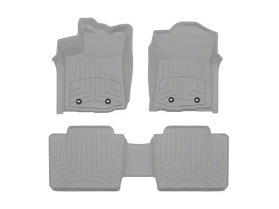 WeatherTech Grey Front Rear FloorLiner HP Fits -20-23 Tacoma 4612991IM-460215IM