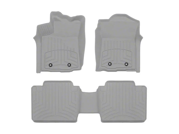 WeatherTech Grey Front Rear FloorLiner HP Fits -20-23 Tacoma 4612991IM-460215IM