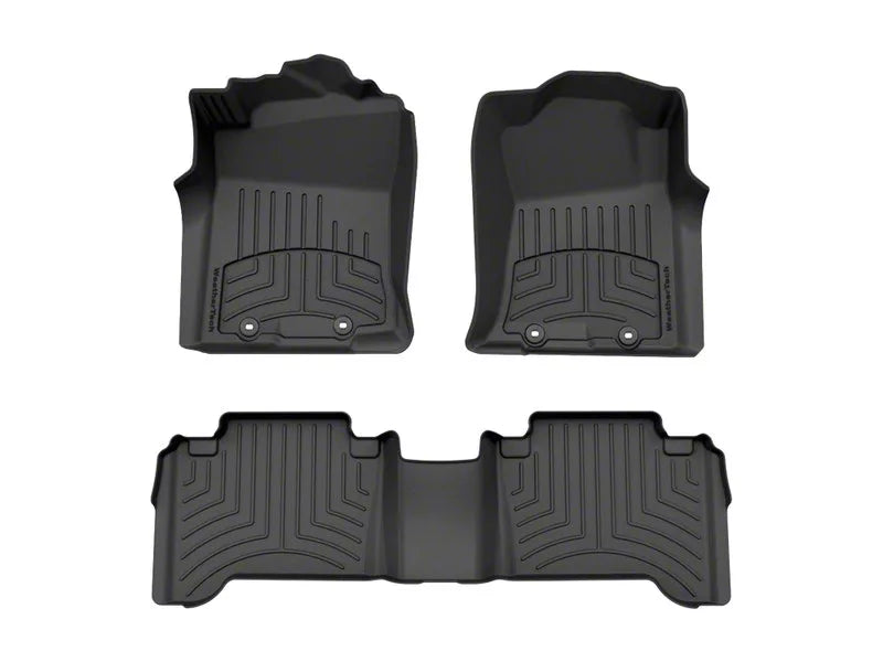 WeatherTech Black Front Rear FloorLiner HP Fits -20-15 Tacoma 446551-440213IM