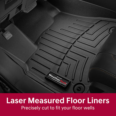 WeatherTech Black Front Rear FloorLiner HP Fits -21-22 Rogue 441644-1-2IM