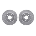 R1 Concepts Brake Rotor- D/S - Silver Fits BMW X5