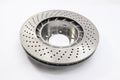 SHW 09-16 Porsche 911 Carrera w/o Ceramic Brakes Right Front Drill-Dimp MB Brake Rotor (99735140201)