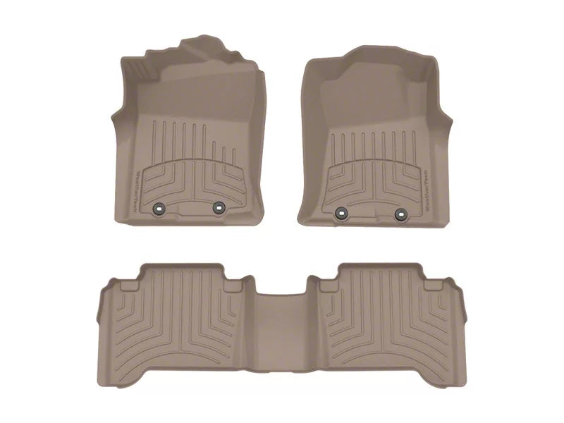 WeatherTech Tan Front Rear FloorLiner HP Fits -20-15 Tacoma 456551-450213IM