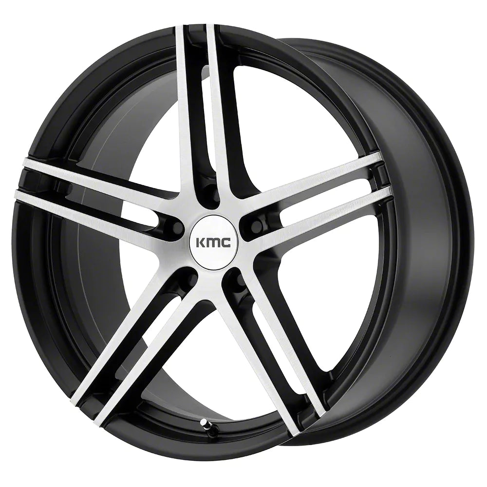 ~(29 lbs. 21X21X12)~ MONOPHONIC 18x9.5 5x114.30 BLACK (35 mm)