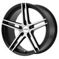 ~(29 lbs. 21X21X12)~ MONOPHONIC 18x9.5 5x114.30 BLACK (35 mm)