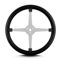 LAKE 4 SPOKE 14IN POLISHED BLACK