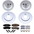 Power Stop 94-95 Buick Regal Front & Rear Z17 Evolution Geomet Coated Brake Kit