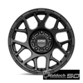 BULLY 17X8 5X112.00 STN BLACK 38 MM