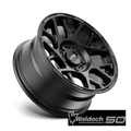 BULLY 17X8 5X112.00 STN BLACK 38 MM