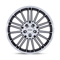 PE001 18X8 5X110 G-BLK MACH 40MM
