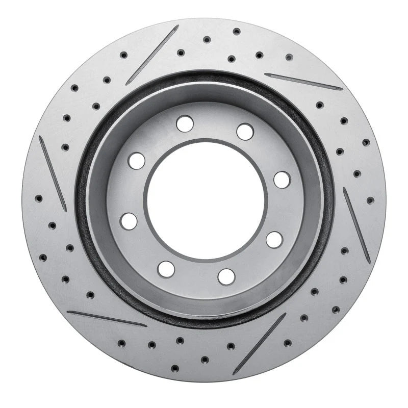 R1 99-20 Chevrolet Silverado 1500 Hd Rear Right Drilled & Slotted Geoperformance Rotor