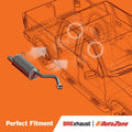 MUFFLER KIT - 98-02 COROLLA, PRIZM