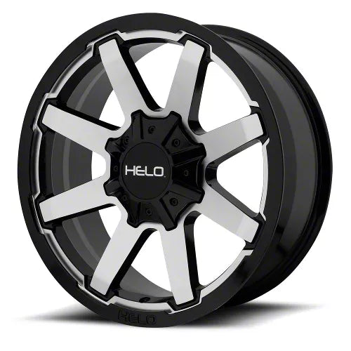 HE909 20X9 8X170 G-BLK MACH 00MM