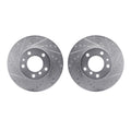 R1 Concepts Brake Rotor- D/S - Silver Fits BMW 525i