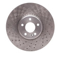 R1 15-21 Mercedes-Benz C300 Coupe & Convertible Front Drilled Black Brake Rotor
