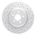 DFC 17-26 BMW Ix3 (Mexico) Front Right Drilled & Slotted Geoperformance Rotor