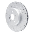 DFC 17-26 BMW Ix3 (Mexico) Front Right Drilled & Slotted Geoperformance Rotor