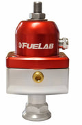 Fuelab 555 Carb Adjustable FPR Blocking 4-12 PSI (1) -8AN In (2) -8AN Out - Black