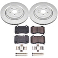 Power Stop 09-15 Cadillac CTS Rear Z17 Evolution Geomet Coated Brake Kit