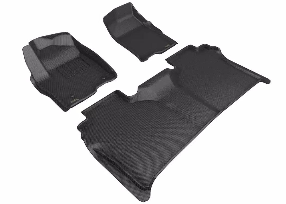 19C SILVERADO 1500/2500HD/3500HD KAGU FLOORLINER ROW 1 & 2 BLACK