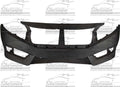 FRONT BUMPER COVER EXC TYPE R; H/B; PRIME HONDA CIVIC 1720