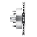 R1 Concepts Brake Rotor Drilled and Slotted Silver Fits Ford E-150