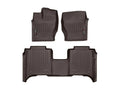 WeatherTech Cocoa Front and Rear Floorliners Fits -20-17 Range Rover 47480-1-8