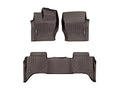 WeatherTech 2018+ Land Rover Range Rover (No 2nd Row Console) Front & Rear FloorLiner - Cocoa