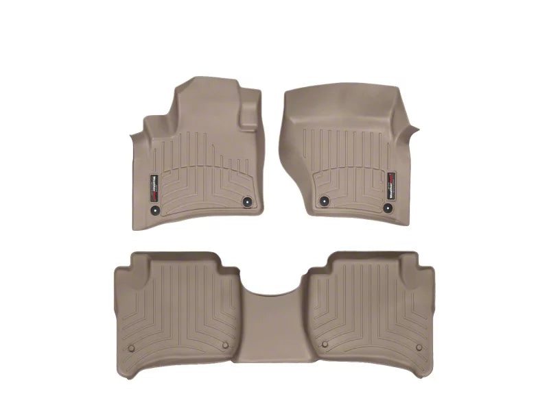 WeatherTech Cocoa Front and Rear Floorliners Fits -20-15 Cayenne 47333-1-2