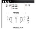 Hawk 92-95 BMW 325iS HT-10 Race Rear Brake Pads