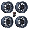 KMC POWERSPORTS KS139 15X7 4X137 MTL-BLUE 38MM - KS139LX15704838