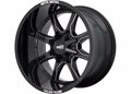 MO970 20X10 8X180 G-BLK MILL SPOKE