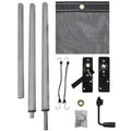 TARP ROLLER KIT,DUMP,4.6FTX10FT BLK