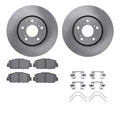 R1 Concepts Brake Rotor- Blank with Optimum Oe Pads Hdw Fits Acura RLX