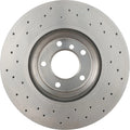 Brembo 2006 BMW 330i/330xi Front Premium Xtra Cross Drilled UV Coated Rotor