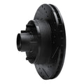 R1 78-90 Buick LeSabre Front Right Drilled & Slotted Black Brake Rotor