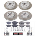 Power Stop 2013 Acura ILX Front and Rear Semi-Coated Rotor Kit