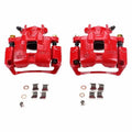 Power Stop 02-07 Mitsubishi Lancer Front Red Calipers w/Brackets - Pair