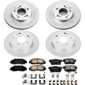 Power Stop 97-01 Acura Integra Front & Rear Z17 Evolution Geomet Coated Brake Kit