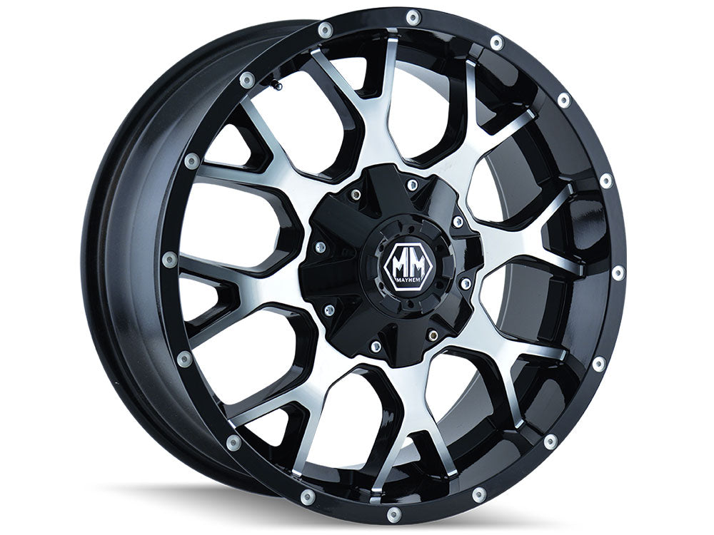 WARRIOR (8015) BLK/MACHINED FACE 17