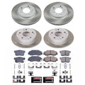 Power Stop 97-01 Acura Integra Front and Rear Semi-Coated Rotor Kit