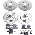Power Stop 13-18 Fiat 500 Front & Rear Z23 Evolution Sport Brake Kit