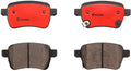 Brembo 14-20 Fiat 500L Rear Premium NAO Ceramic OE Equivalent Pad