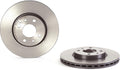 Brembo 12-17 Fiat 500 Front Premium UV Coated OE Equivalent Rotor