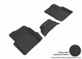3D MAXpider 2015-2019 Fiat 500X Kagu 2nd Row Floormats - Black