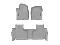 WeatherTech Grey Front and Rear Floorliners Fits -20-26 Chevrolet GMC 461436-1-9