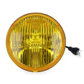 LED Forward Facing Light Yellow Lens 7 Inch Round Modern-Tech Upgrade For Old-School Sealed Beam Headlight Systems Utilizes 5700K Bulb Sold Individually RetroBright
