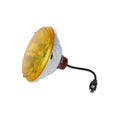 LED Forward Facing Light Yellow Lens 7 Inch Round Modern-Tech Upgrade For Old-School Sealed Beam Headlight Systems Utilizes 5700K Bulb Sold Individually RetroBright