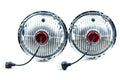LED Forward Facing Light Yellow Lens 7 Inch Round Modern-Tech Upgrade For Old-School Sealed Beam Headlight Systems Utilizes 5700K Bulb Sold Individually RetroBright